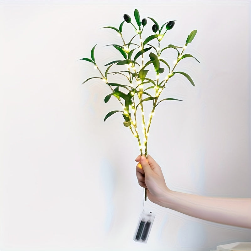 LumiTak – Elegant Olivengren LED Bordlampe Norvo