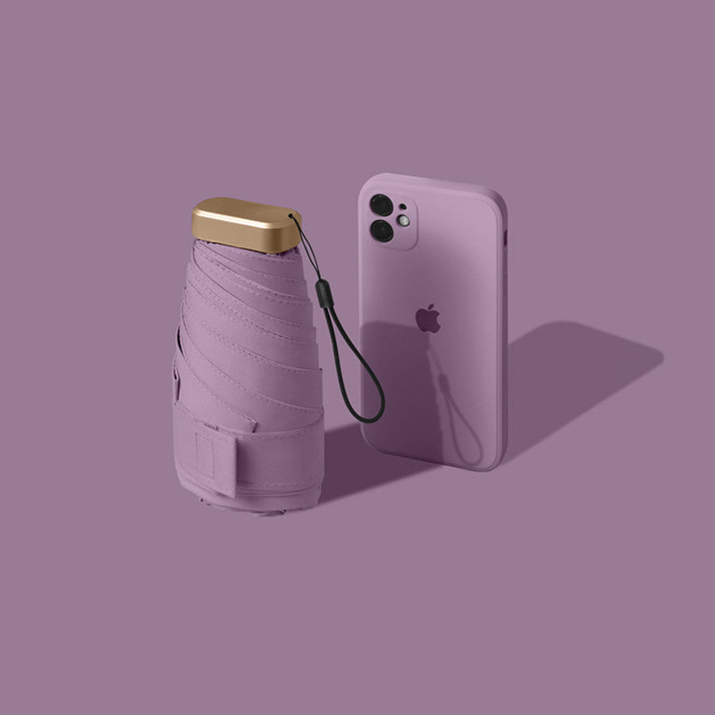 Norvo | Minibar bærbar UV-beskyttelsesparaply, for reise og pendling