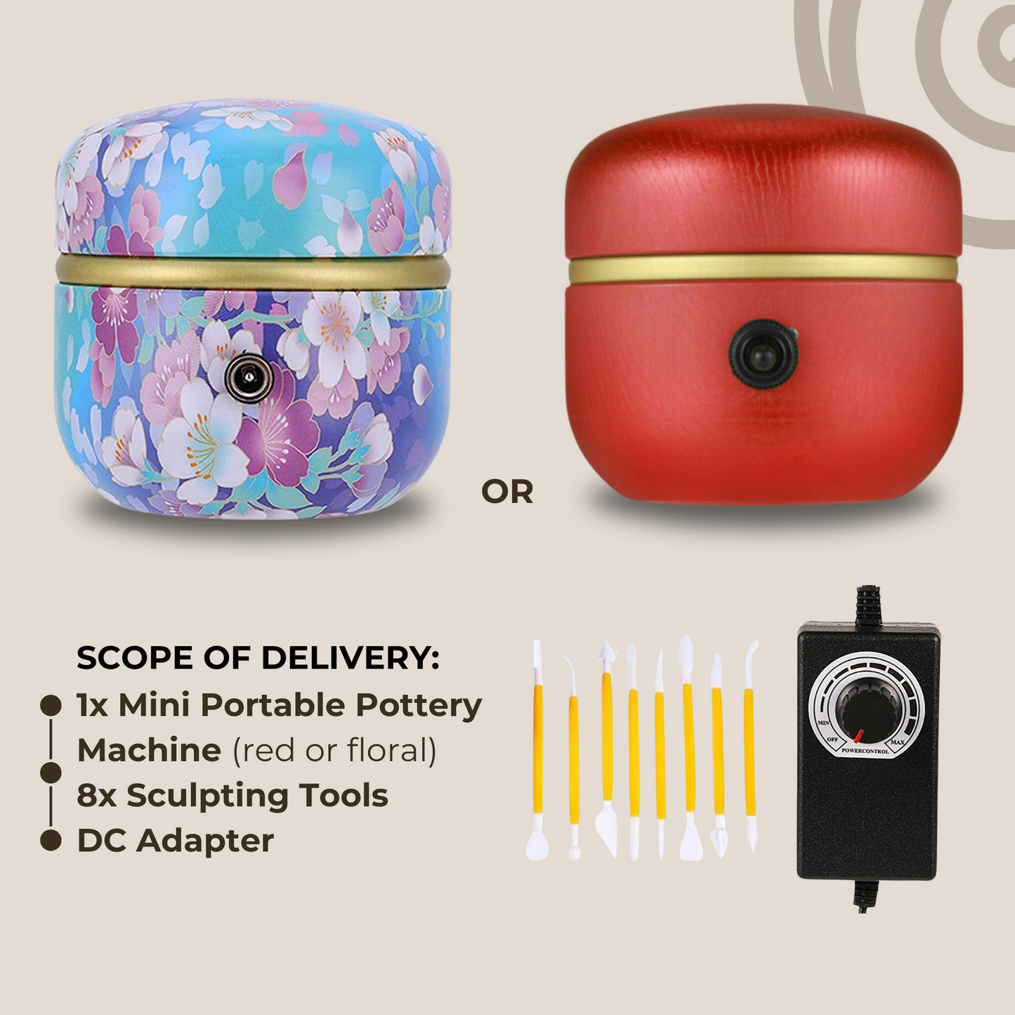 Norvo | Fire Forge Mini Potterimaskin — Kreativ Frihet og Avslappede Mesterverk Rett Hjemme