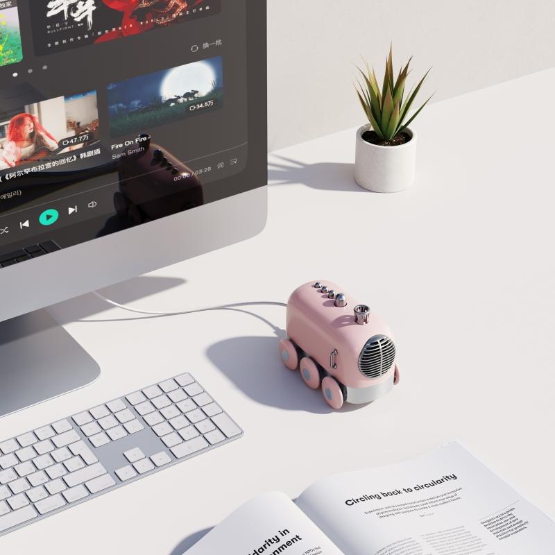 Norvo | Retro Bluetooth-høyttaler med trådløs høy kvalitet lyd - Mini tog-design