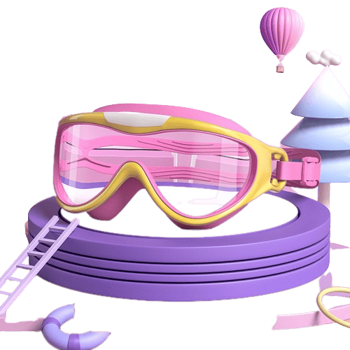 Norvo | HD barn stor ramme vanntette og anti-dugg svømmebriller