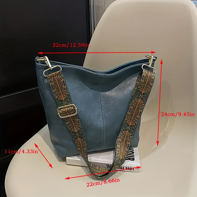 Norvo | CityPure PU Messengerbag – Hvit Urban Skulderveske med Glidelås