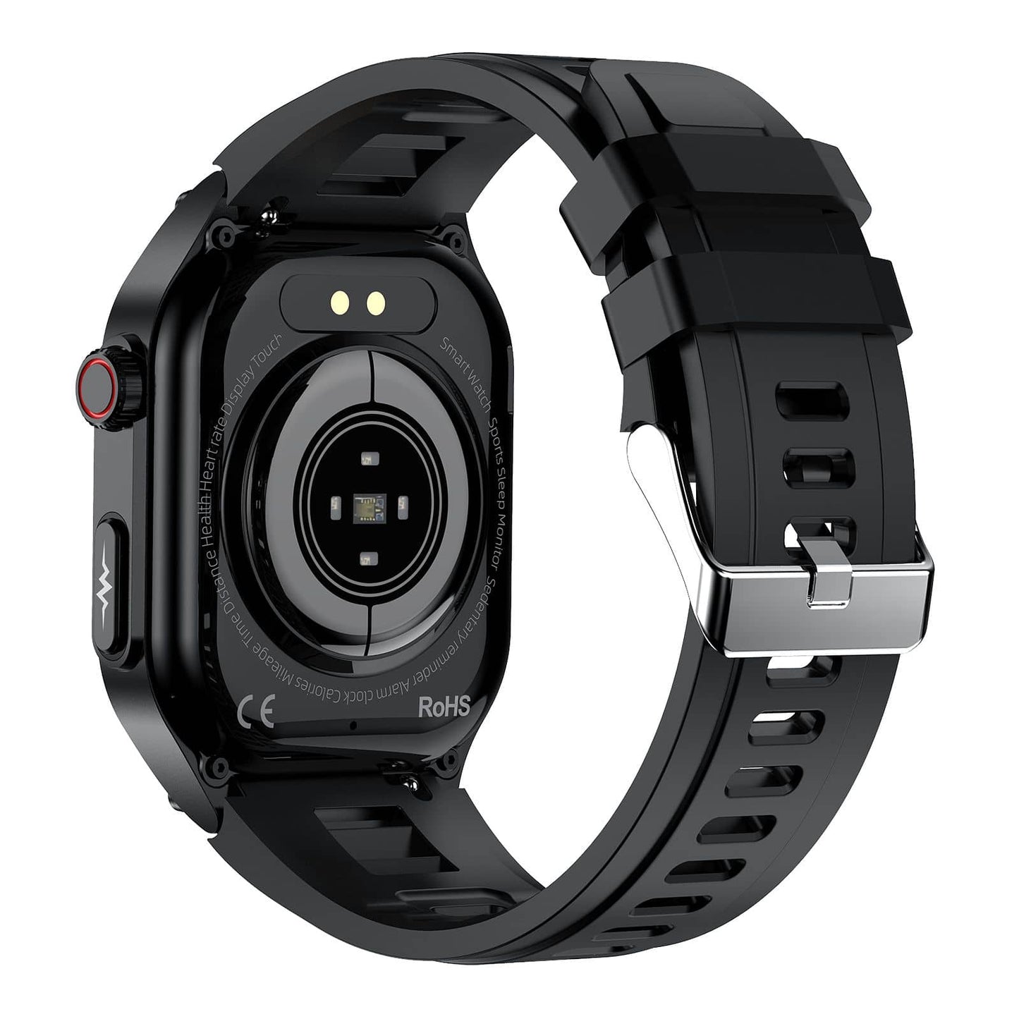 Norvo |  Amoled Slim Blodglukose Utendørs Ecg/Ekg Bluetooth Anrop Helsemåling Smartklokke