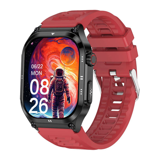 Norvo |  Amoled Slim Blodglukose Utendørs Ecg/Ekg Bluetooth Anrop Helsemåling Smartklokke