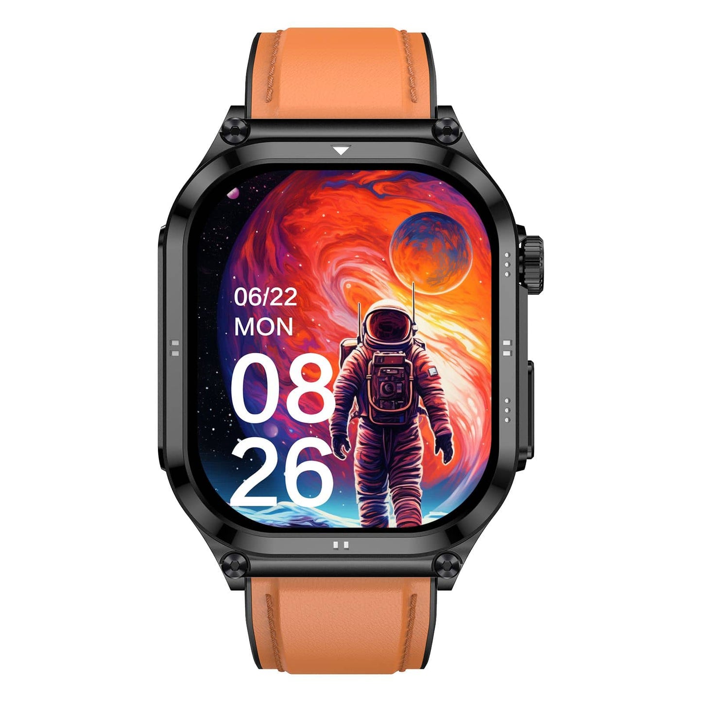 Norvo |  Amoled Slim Blodglukose Utendørs Ecg/Ekg Bluetooth Anrop Helsemåling Smartklokke