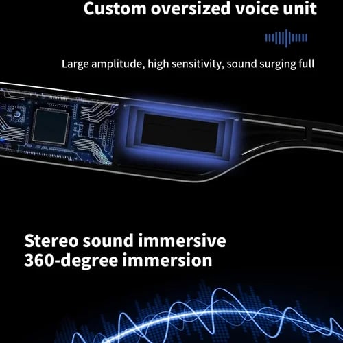 Norvo | Super Black TechnologySmart Trådløse Hodetelefoner Solbriller