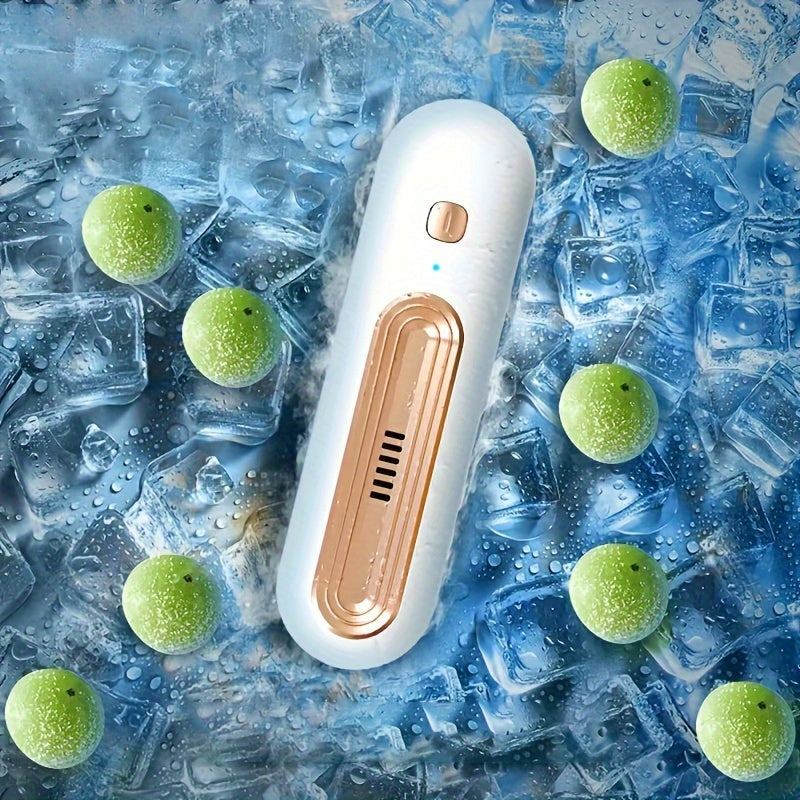 Norvo | Kraftig kjøleskapsdeodorant – Fjerner lukter, desinfiserer og renser luften – USB-lading – Bærbar, kompakt, brukervennlig luktfjerner for fryseren og fryseboksen