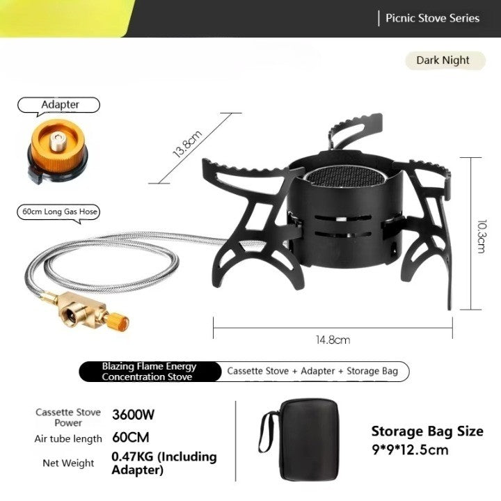 Norvo | Dual-Core Blå Flamme Utendørs Matlaging Ovne