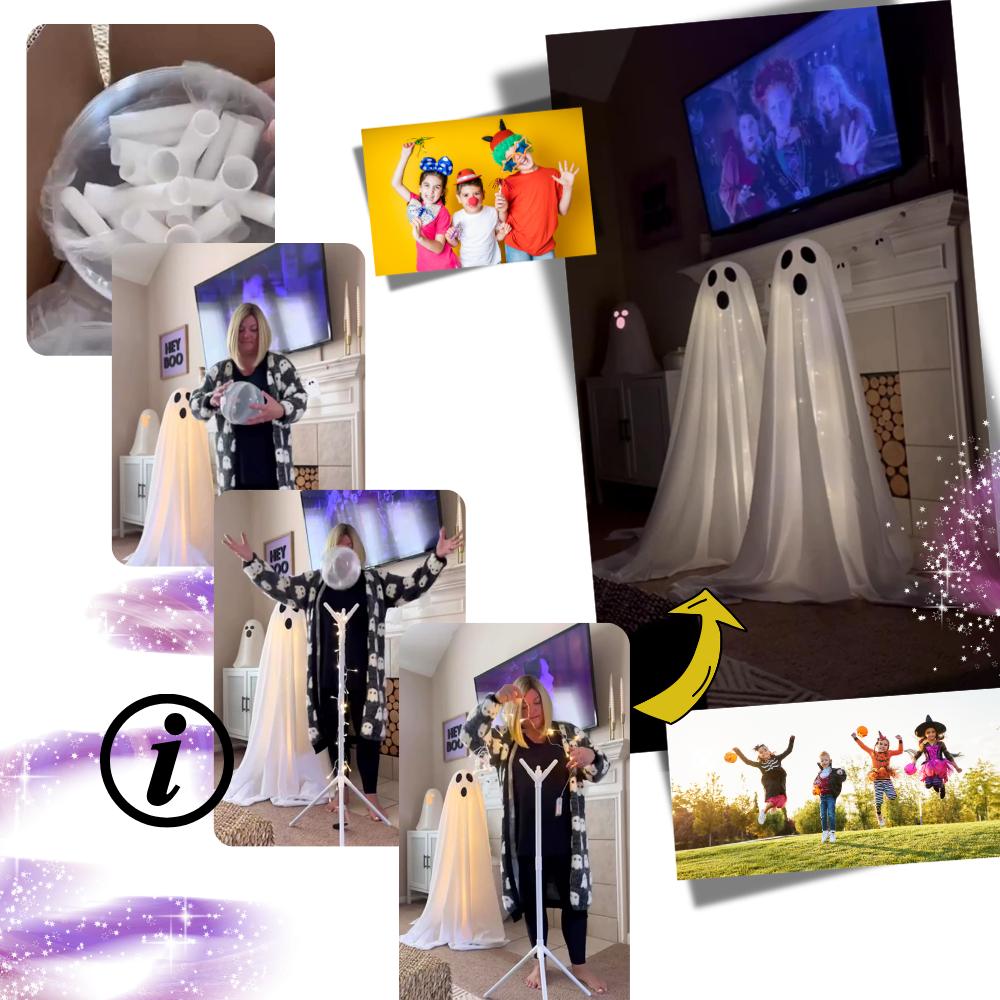 Uhyggelig Halloween Spøkelseslys