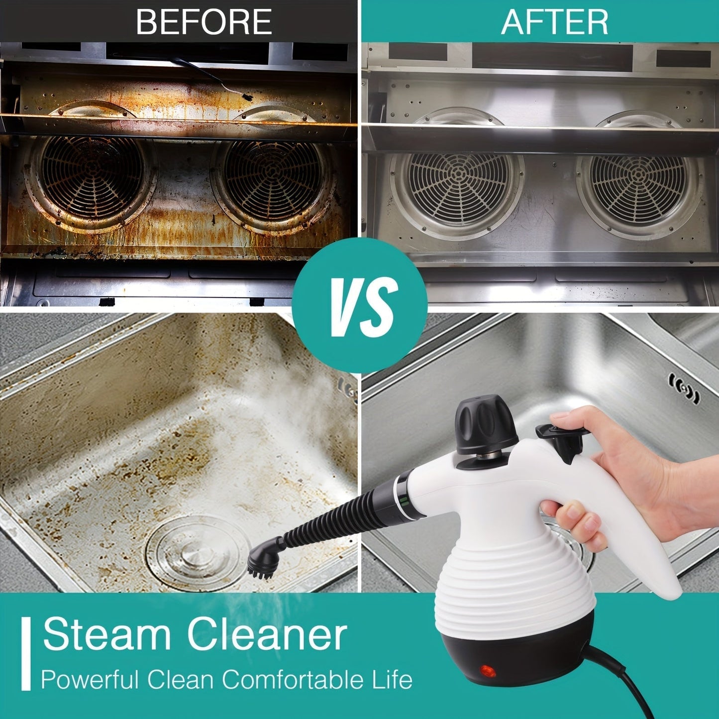 Norvo | Cleanova 1200W Håndholdt Dampvasker