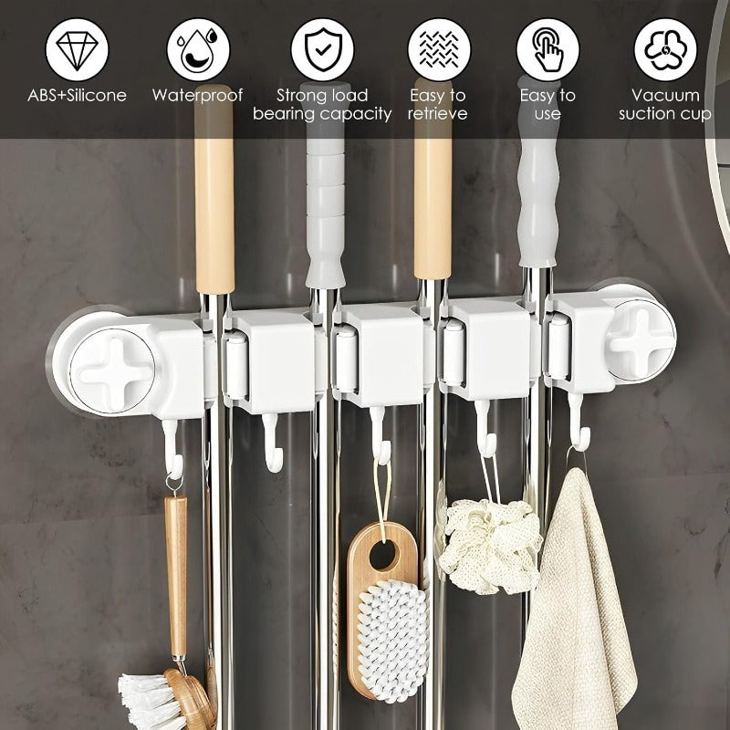 Vacuum Mop Holder Rack Norvo