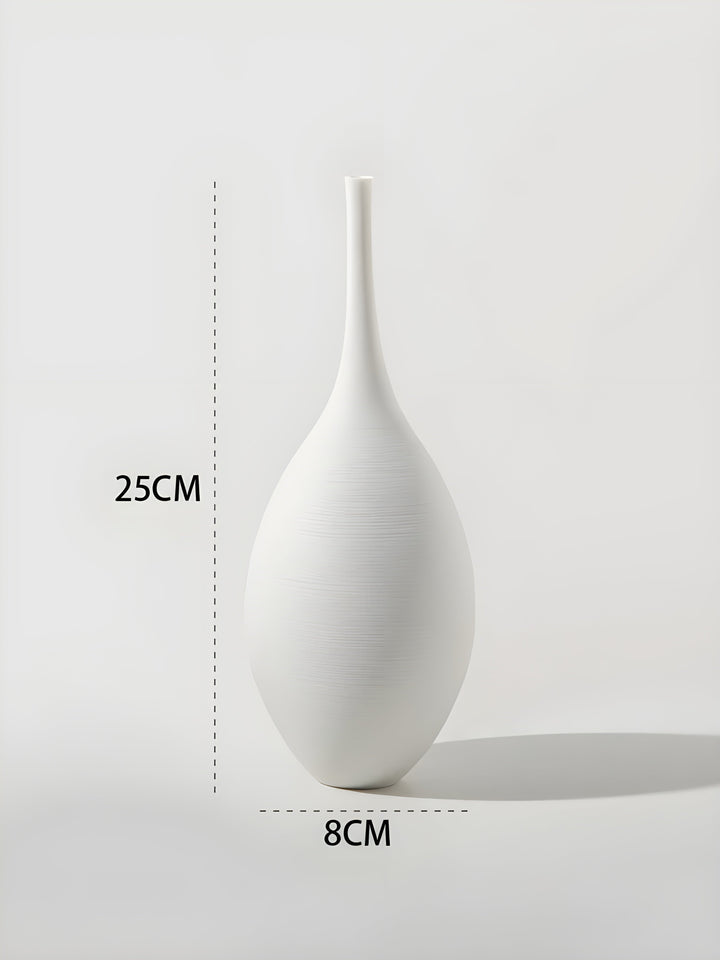 Norvo | Minimalistisk Håndlaget Keramisk Zen Vase