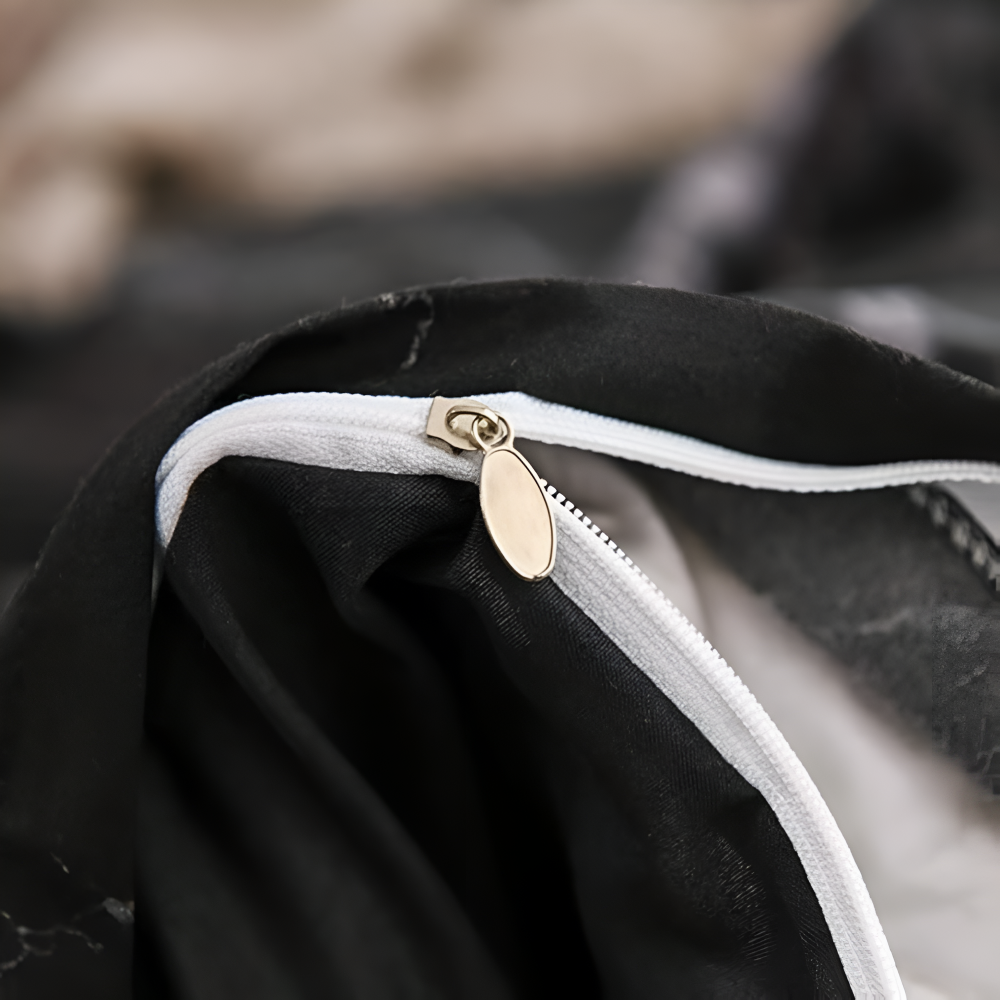 Norvo | Marmorpledd Moderne Mykt Sengetøysett