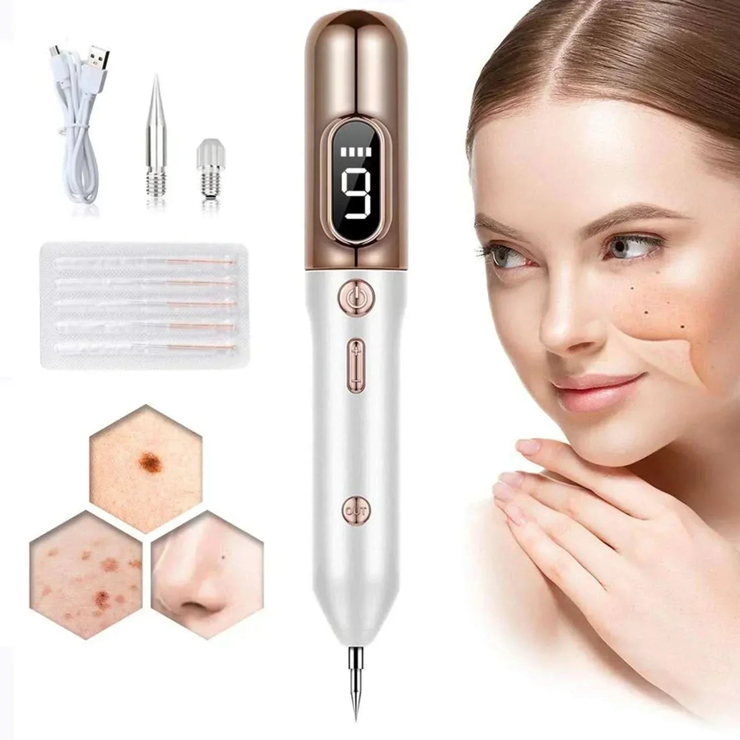 Norvo | Plasma Skin Tag Remover Pen med LCD