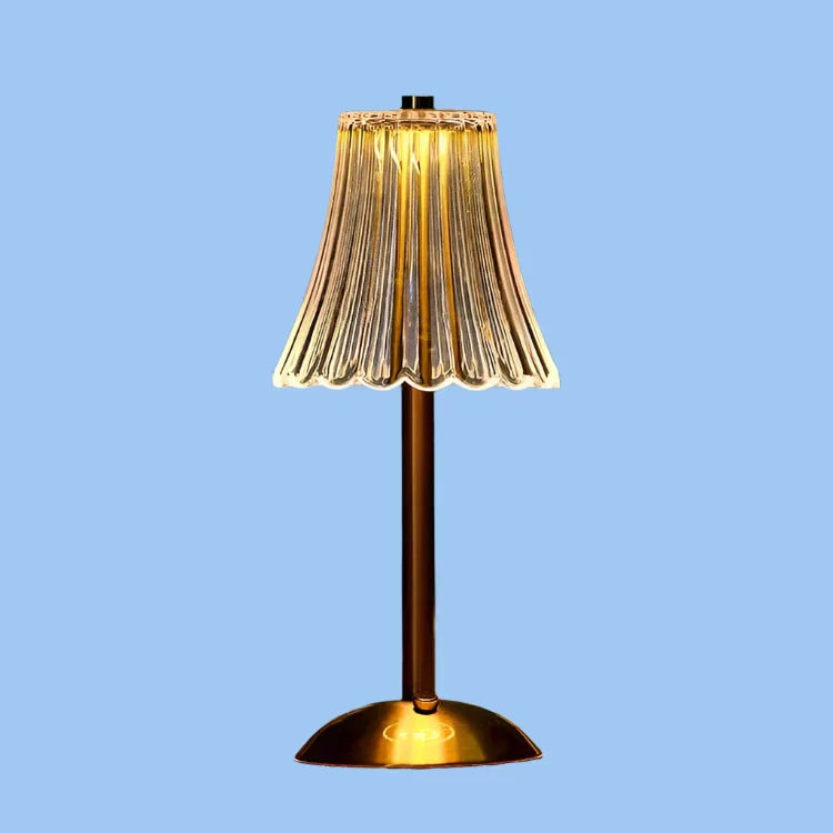 Norvo | Bordlampe med krystallskjerm og USB-lading