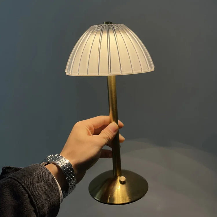 Norvo | Bordlampe LED Trådløs Modern Krystall Lys