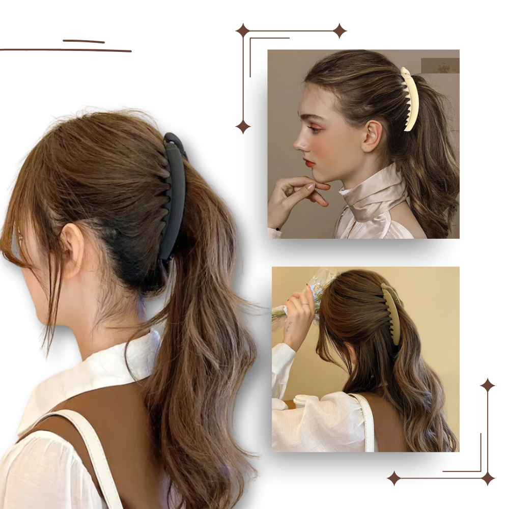 Elegant Hestehalehårspenne