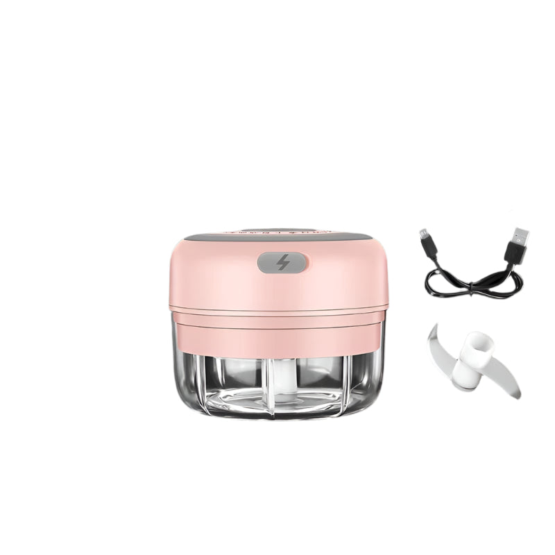 Norvo | MiniChop Elektrisk Hakkemaskin – 150ml – USB ladbar – Kompakt & Kraftig