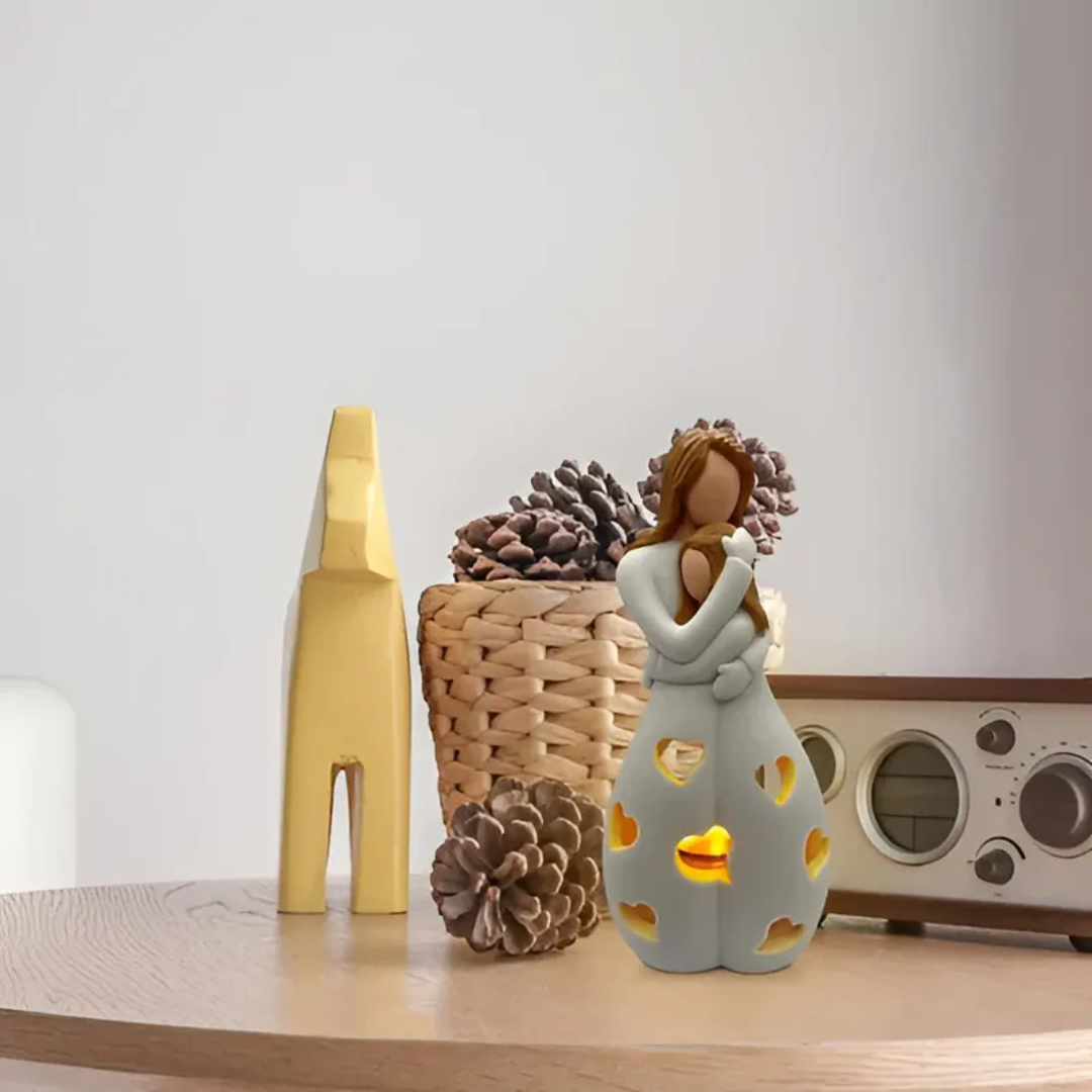 Norvo | Omfavne Mor og Datter Lysestake - EvigBånd