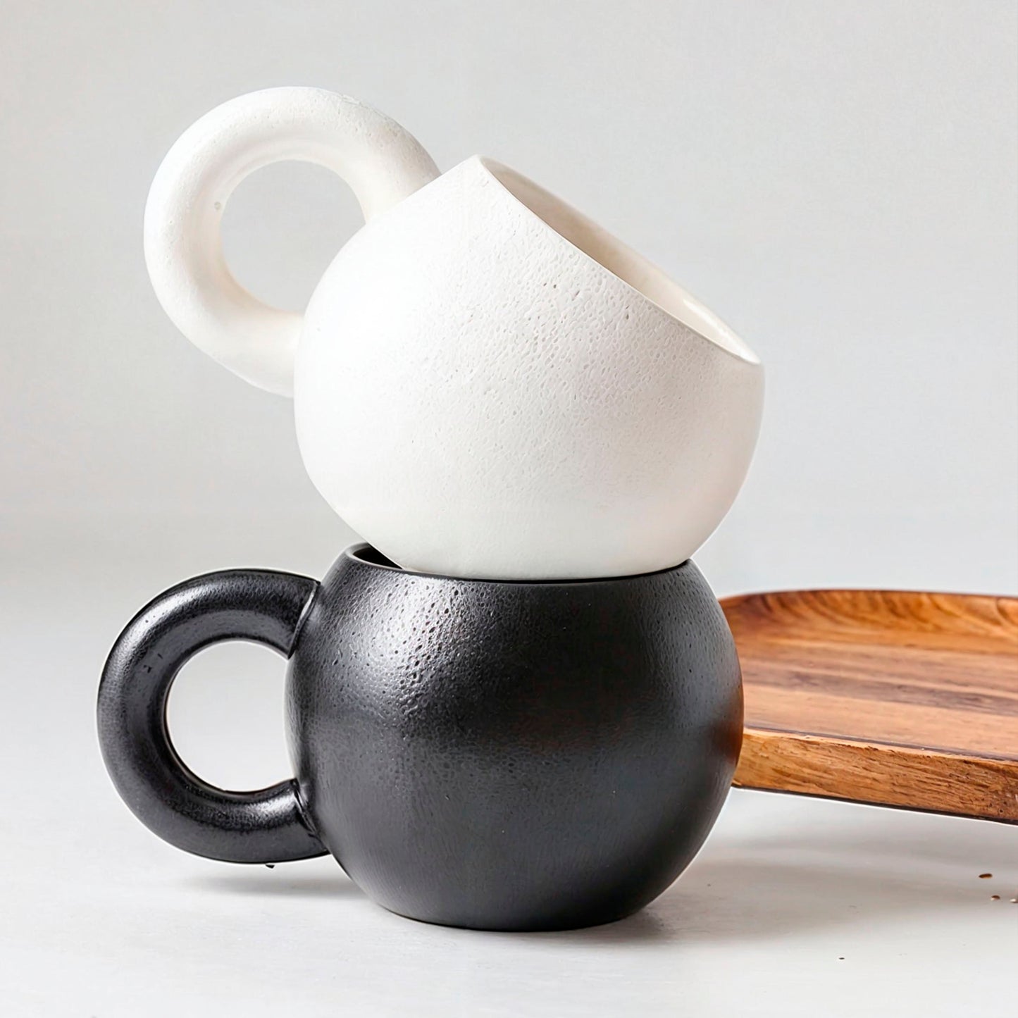 Stella Cup – Luksuriøs Geometrisk Porselenskrus Norvo