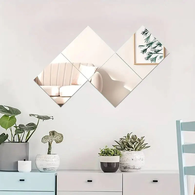 Norvo | 3D Speil Veggklistermerker - Moderne Dekorasjon