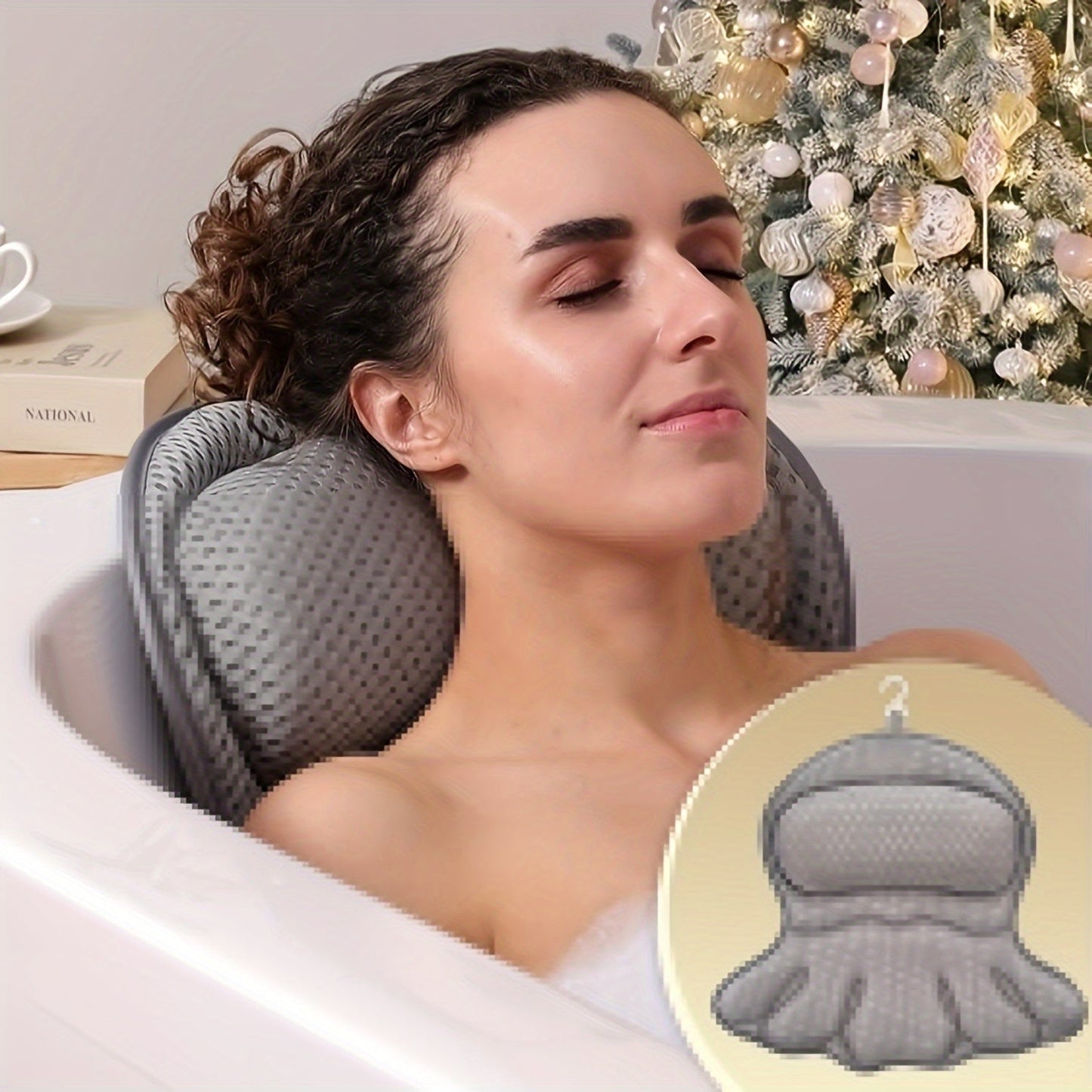 Norvo | Badpute Ergonomisk Nett Spa Pute