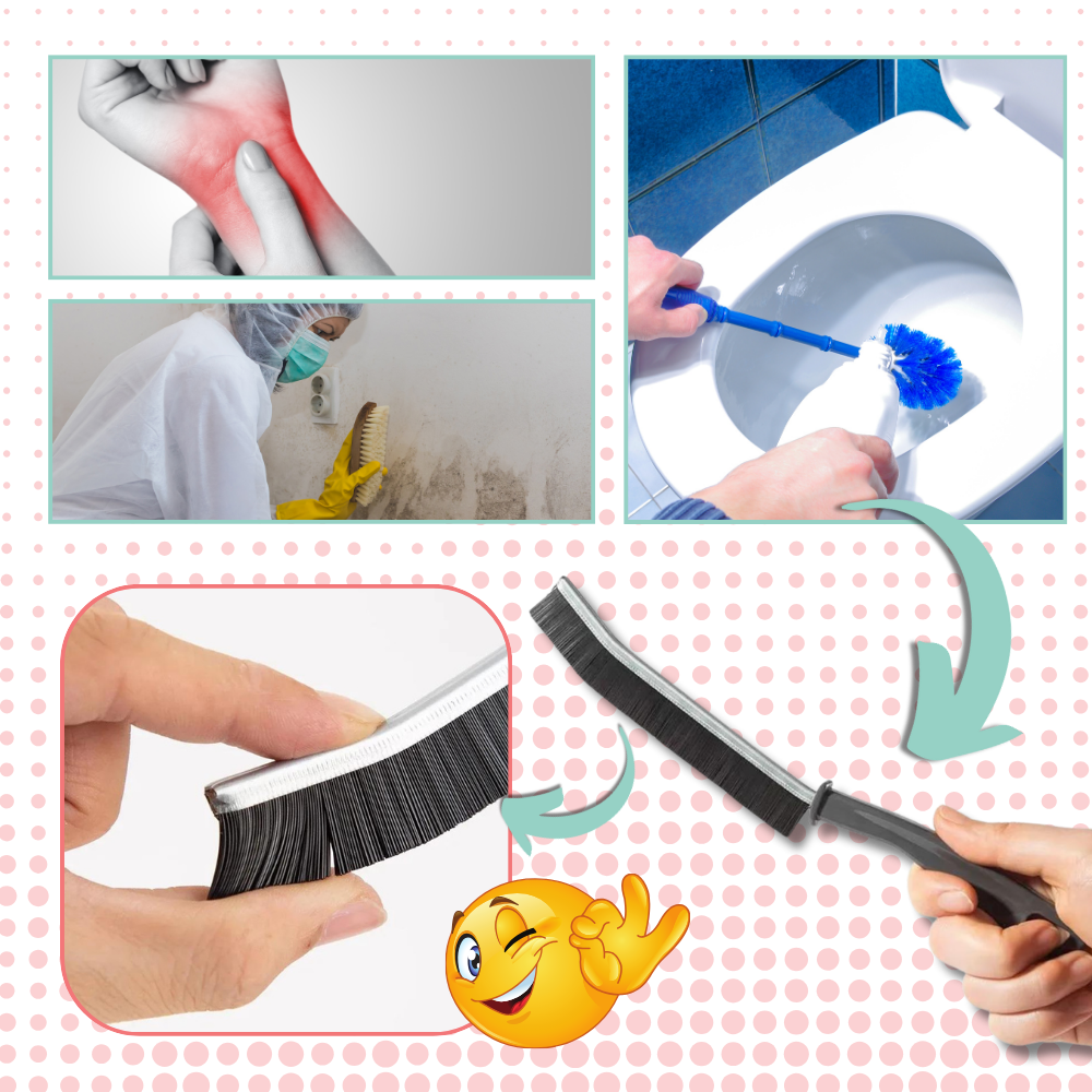 Ergonomisk, Myk Børste for Fugerengjøring