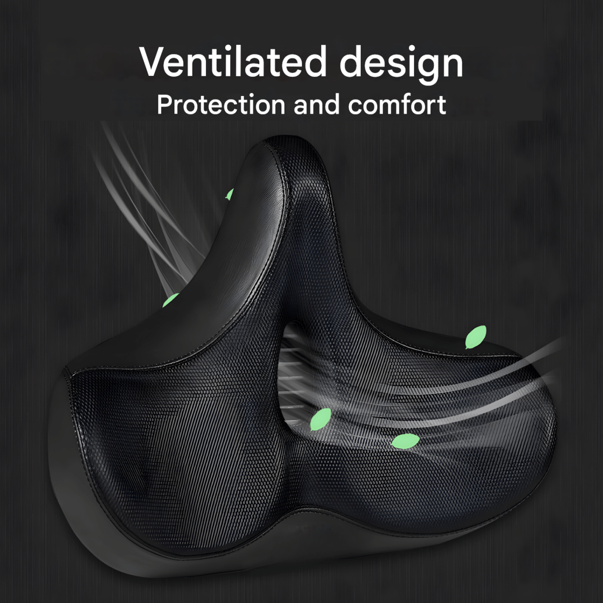 Norvo | Ergorid Thron Sykkelsete – Ergonomisk, Værbestandig Komfort for Menn & Kvinner