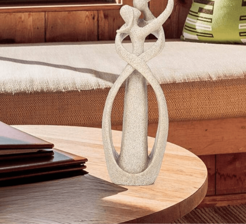 Norvo | Evig Omfavnelse – Abstrakt Skulptur for Tidløs Kjærlighet