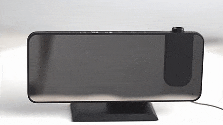 Norvo | LED prosjektionsvekkeklokke med radio USB-lader skjerm