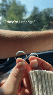 Norvo | Justerbare Lett Skulpturerte Par Ringer