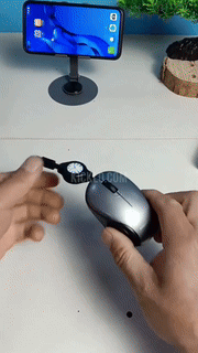 Norvo | Bærbar USB Type C Uttrekkbar Mus