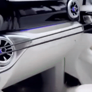 Norvo | Bil Uttrekkbar 4 i 1 Hurtiglader Med Takbelysning