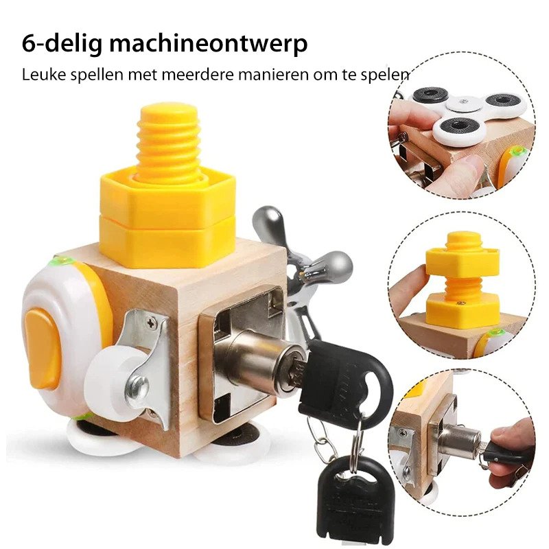 Norvo | Ecotoys Busy Cube | Læring gjennom Lek - Leker for På farten