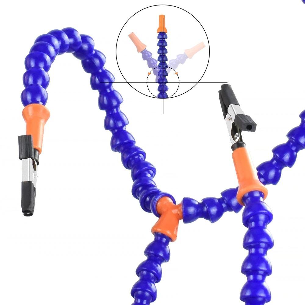 Norvo | Bordklemme for forstørrelseslys med holdere for mobil/kamera