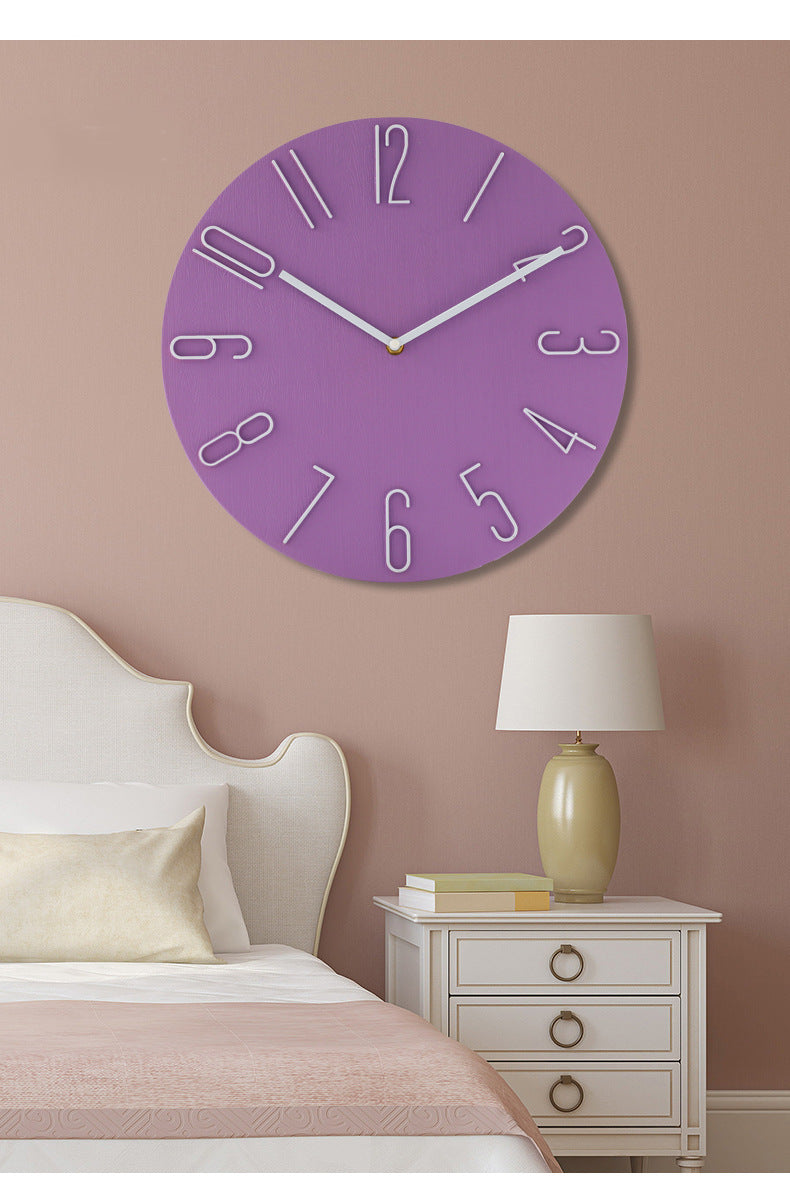 Norvo | Enkel Minimalistisk Veggdekorasjonsklokke