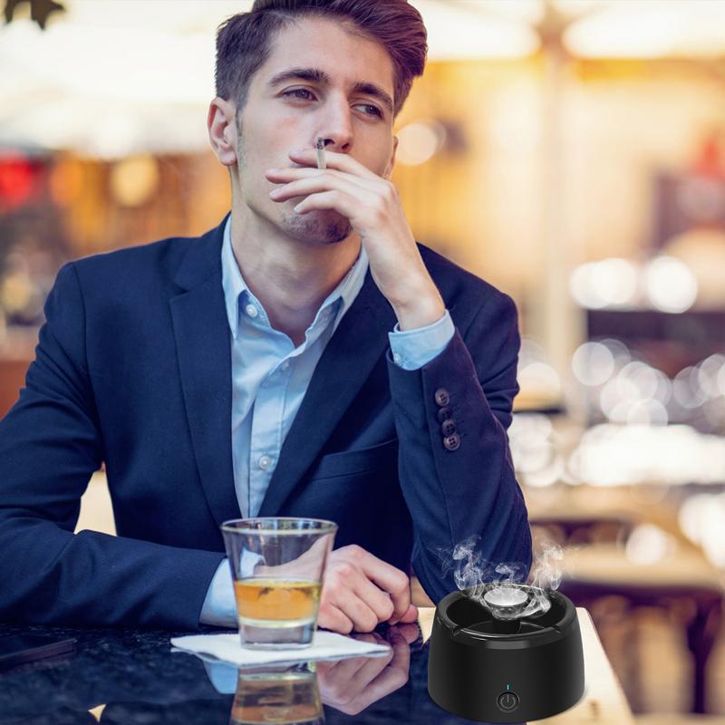 Norvo | Luktfri Røykfri Asjett - Bærbar Røyk Fangst med Duftfilter