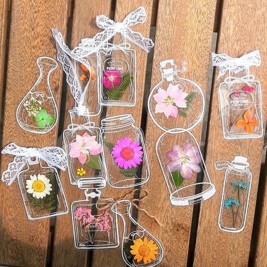 Norvo | Tørkede Blomster Bokmerker Sett