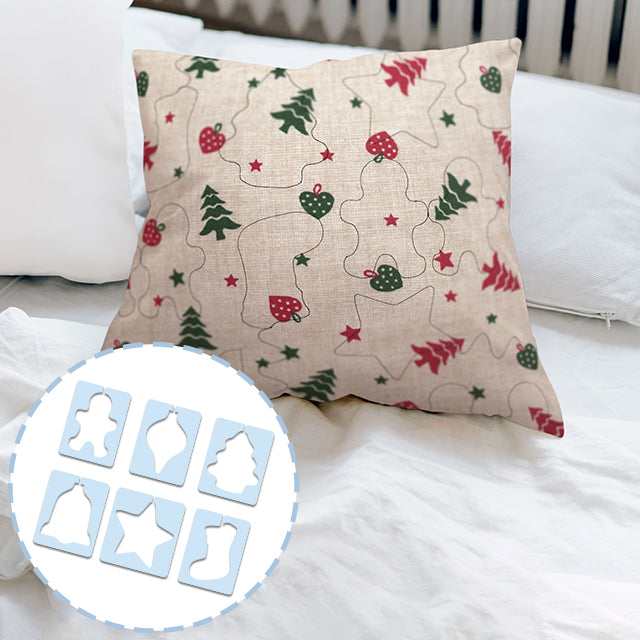 Norvo | Julemotiv Quilt Malsett (6 STL) - Med Instruksjoner