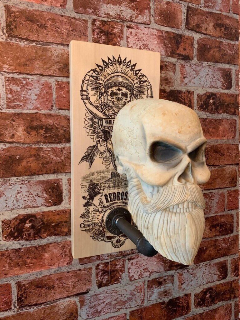 Norvo | Bearded Skull – Eagle Skull & Cross