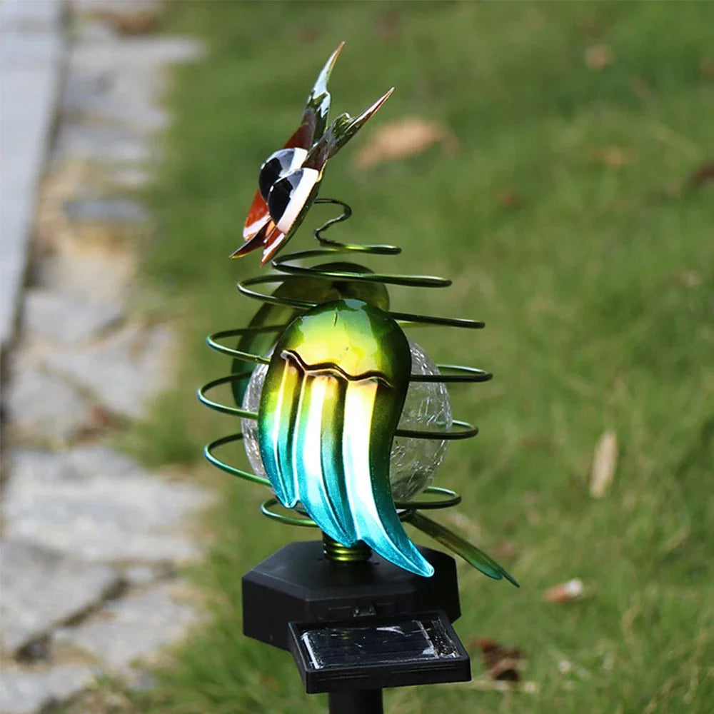 Norvo | Sol hage lys ugle med fargeforandring – dekorativ LED utendørs belysning for hage og gårdsplass