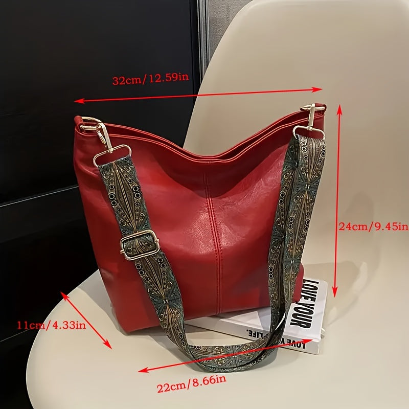 Norvo | CityPure PU Messengerbag – Hvit Urban Skulderveske med Glidelås