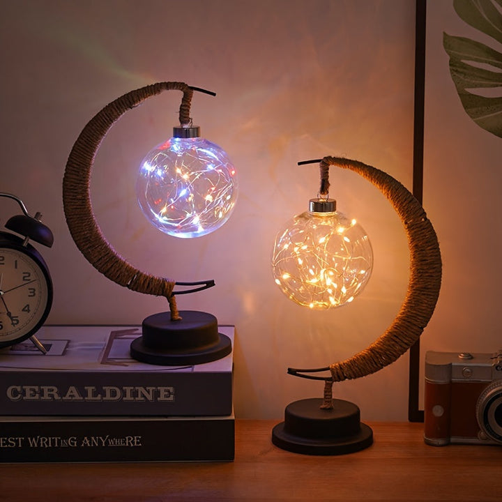 MoonGlow Lampe - Stilig Smijern LED Bordlampe Norvo