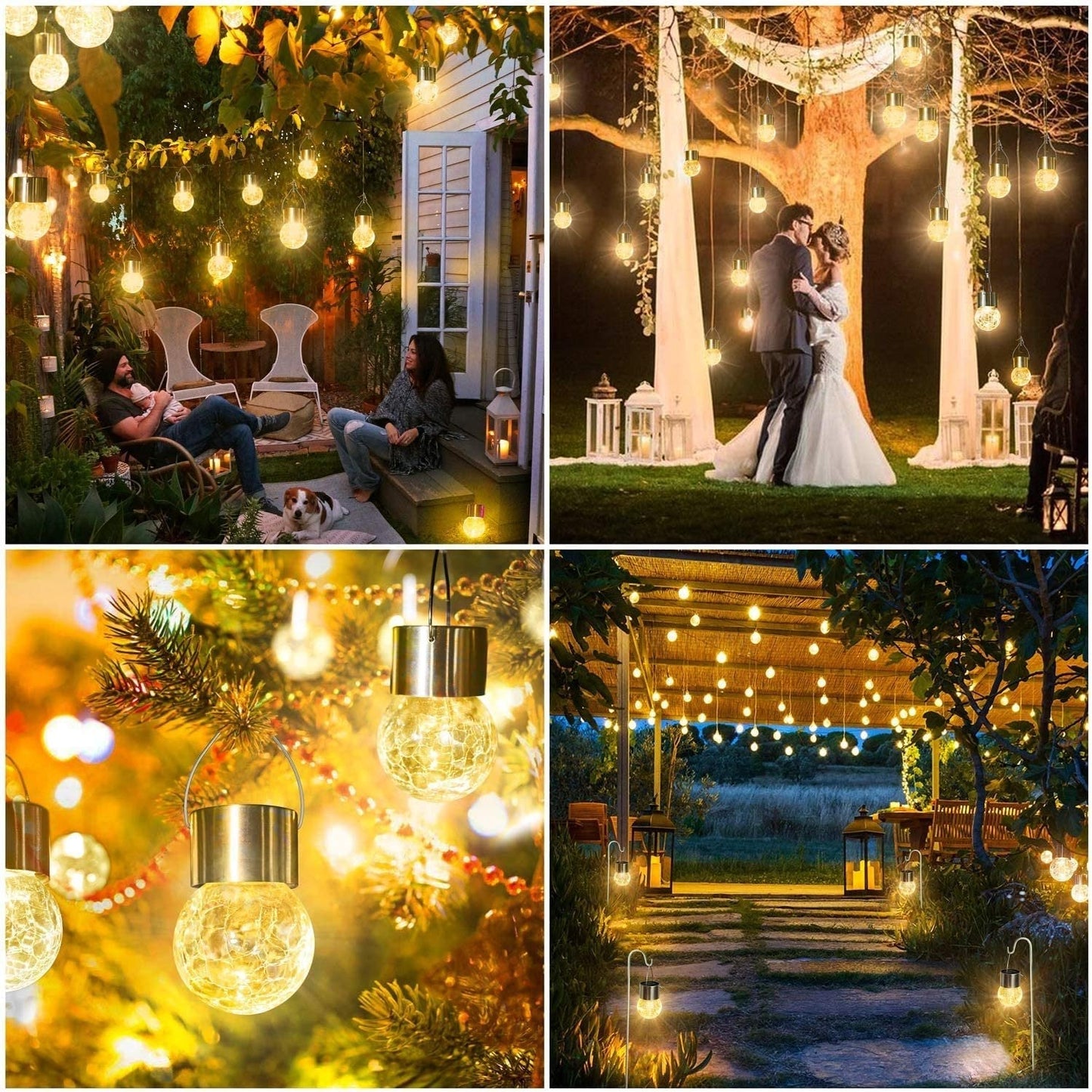 Norvo | Flerfarget Sprekk Glass Hengende Sollys