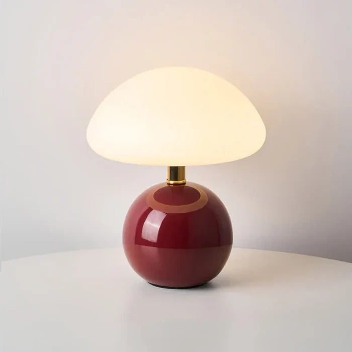 Norvo | Krem Sopp Lampe - Fransk Vintage Lampe