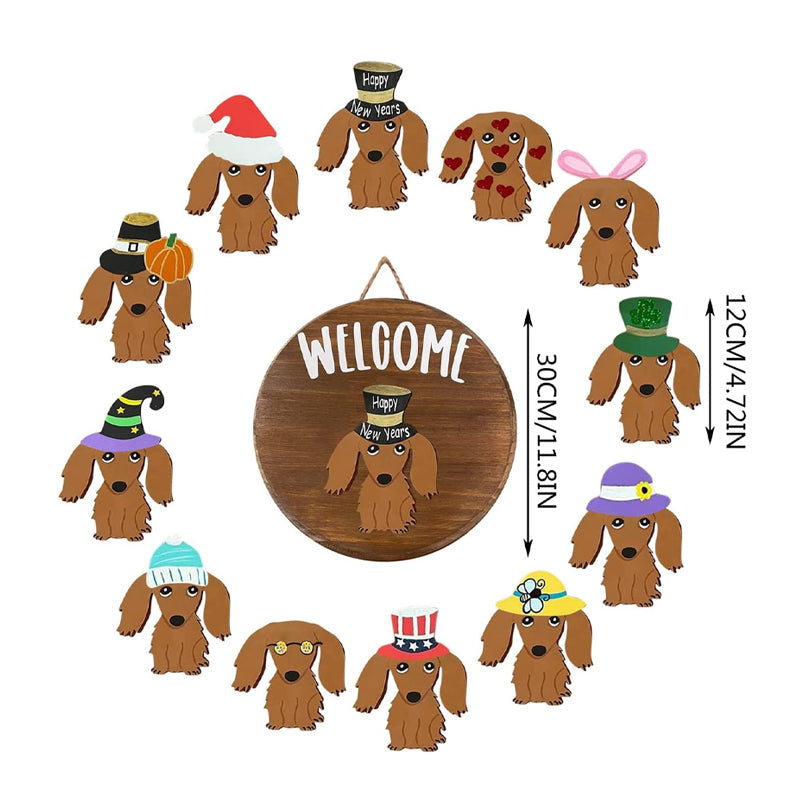 Norvo | Utbyttbare Festival Dørplater Krans