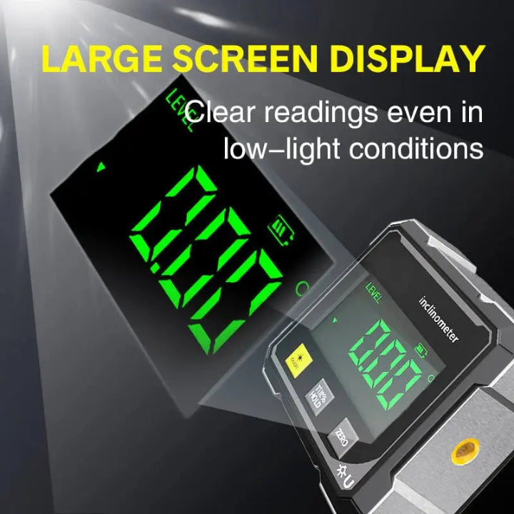 Norvo | Presisjon Vinkelmåler AnglePro – Magnetisk Digital Laser Nivå