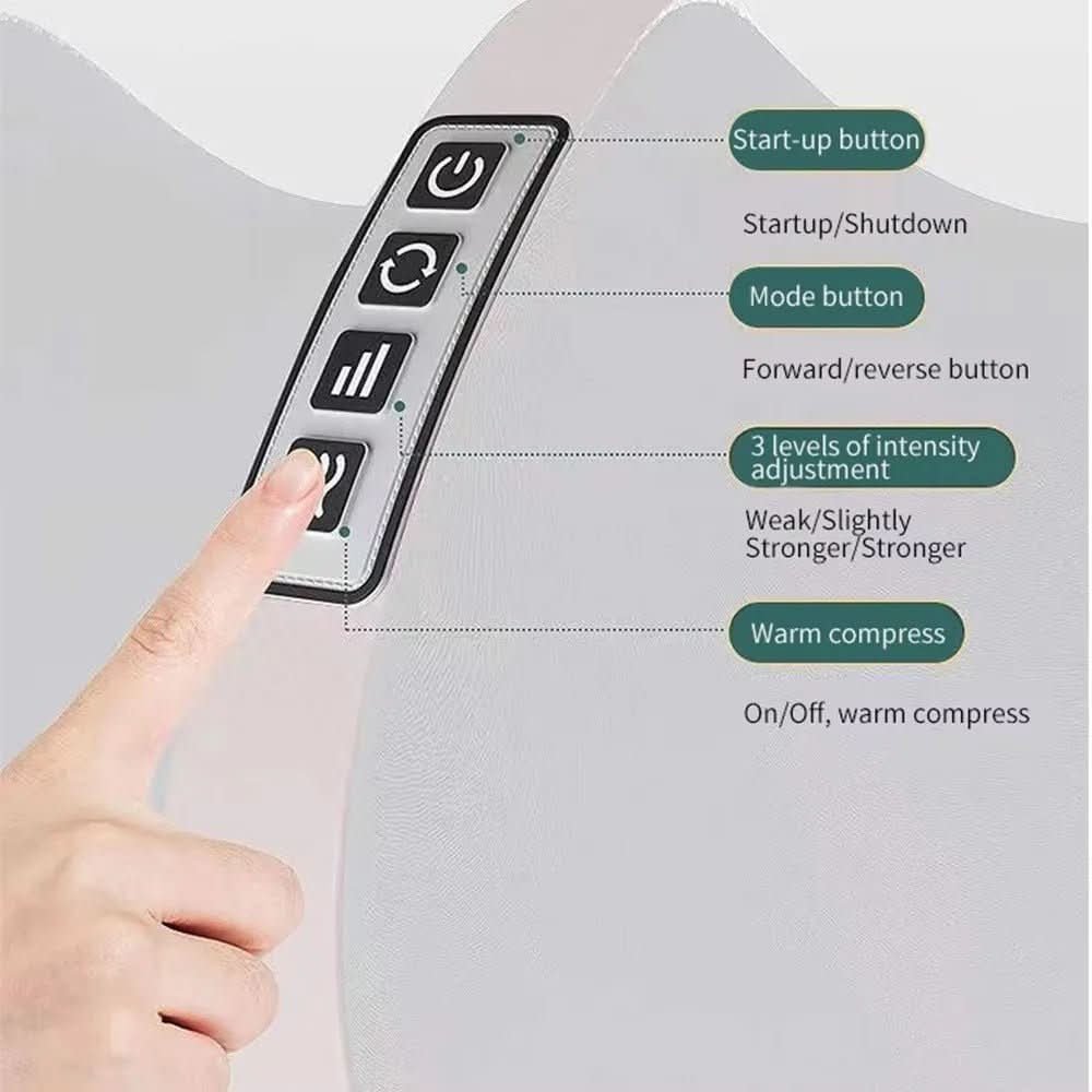 Norvo | Luksus Shiatsu fotmassager med varmefunksjon | 12 3D massasje baller & timer