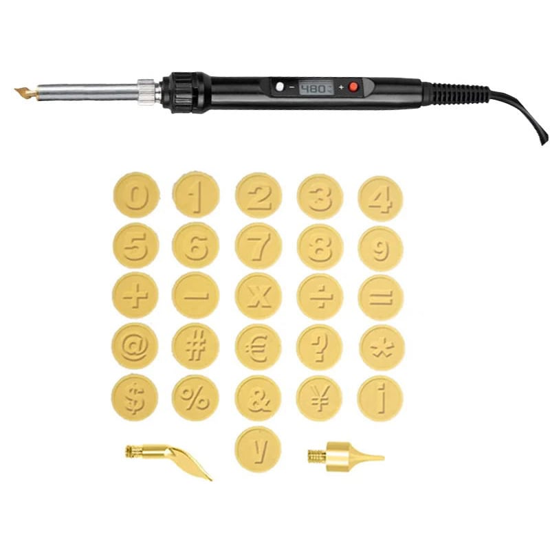 Norvo | 26 Buchstaver Kobberform —DIY Trebrenning/Laging Set