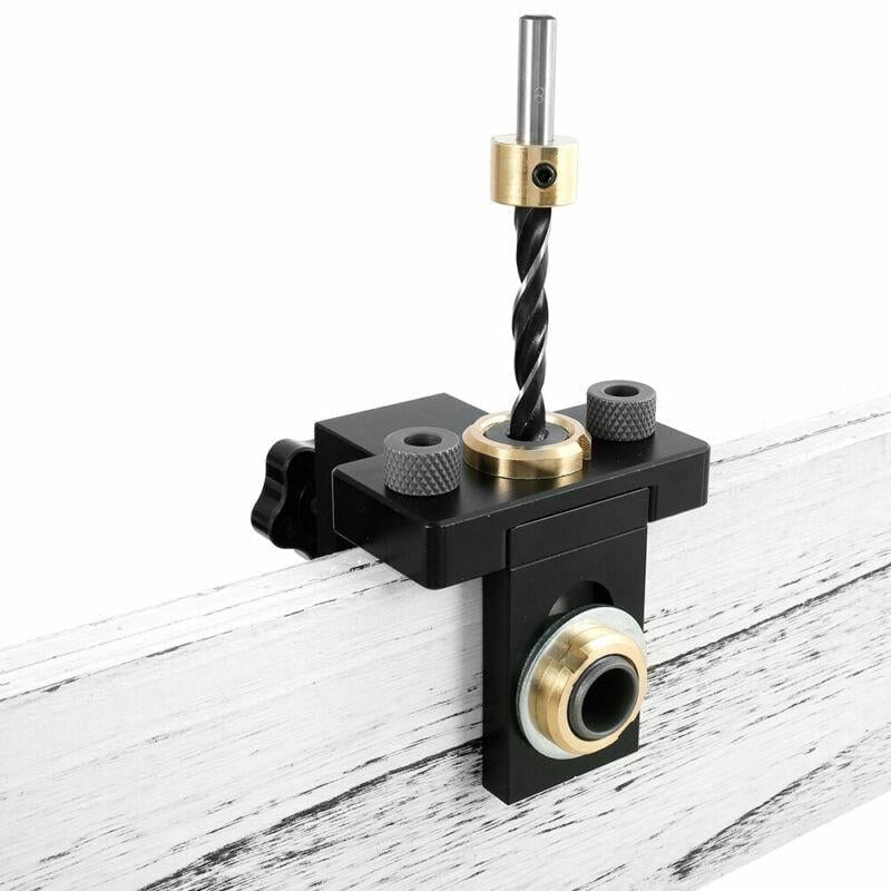 Norvo | 3 i 1 Justerbar Trearbeiding Boring Locator Puncher Verktøy